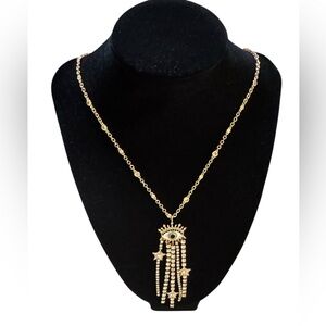 Kurt Geiger London Cosmic Evil Eye Necklace NWT